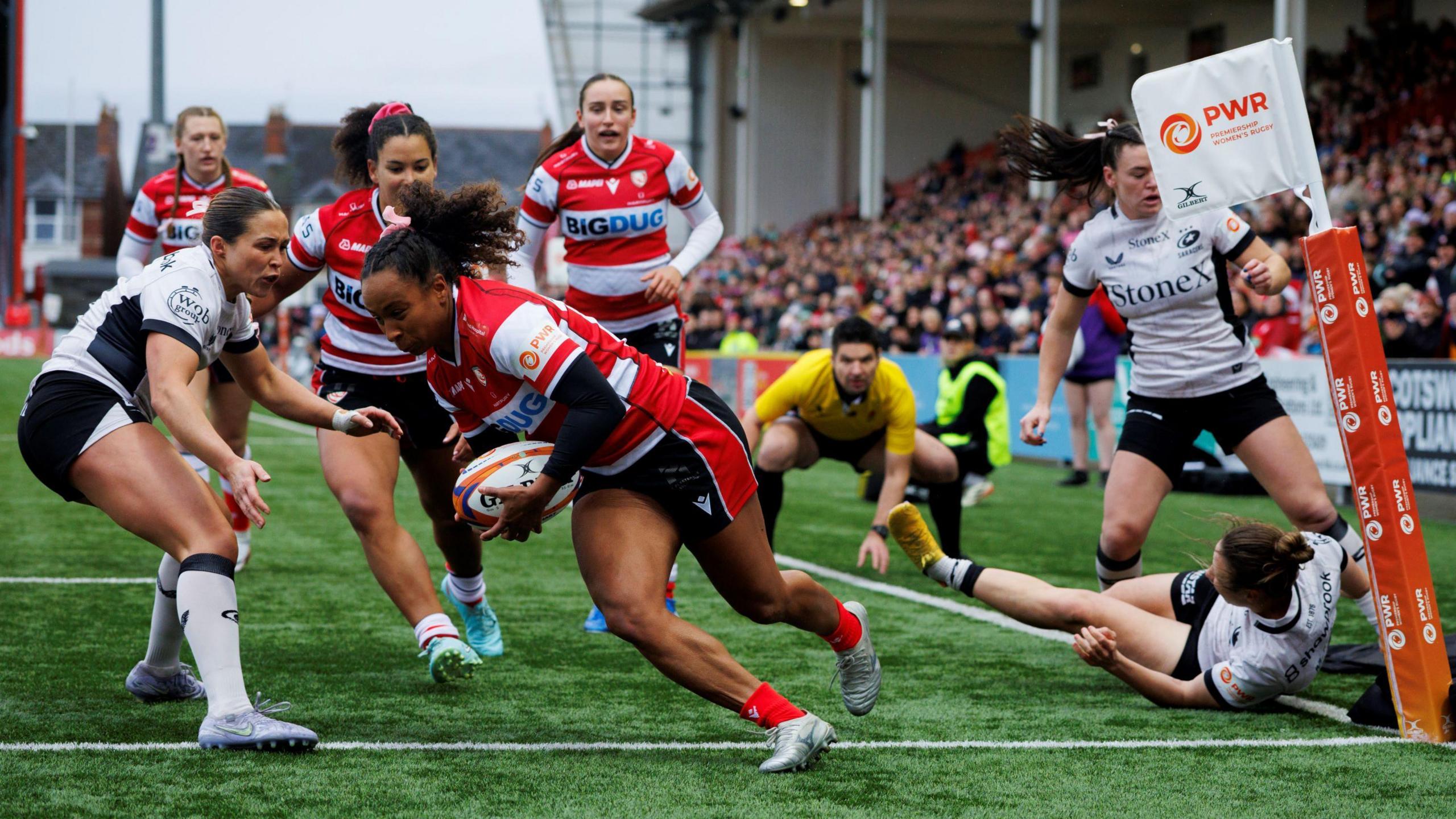 PWR champions Gloucester-Hartpury thrash Saracens