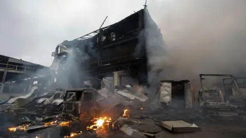 Three killed in Russian strikes on Kyiv, officials say